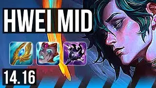 HWEI vs CASSIOPEIA (MID) | 5/2/16, 700+ games | EUW Master | 14.16