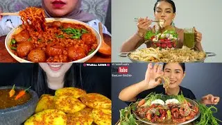 THAILAND VS INDONESIAN FOOD VS  MUKBANGERS #mukbang #asmr