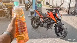 Ktm duke 160 mileage test⛽️Shocking result 😱/ Vishnu gaja