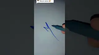 easy and simple Maryam name signature