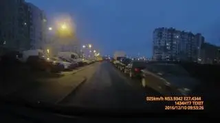выезд с парковки на рено RX4