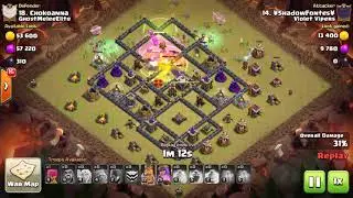 Clash of Clans TH9 GoWiBo 3 STAR ATTACK
