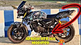 Apache RTR 160 Full Body Modified | Apache Modified Video| Moto Vlog Videos| #bikelover #rider92 