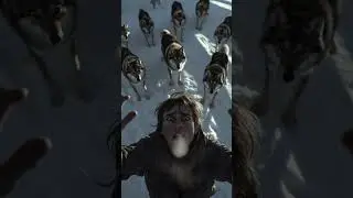 Surrounded by Wolves, He Made One Move That Saved His Life