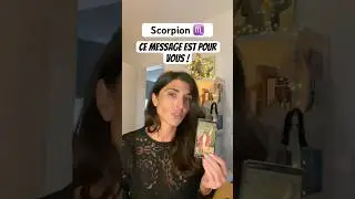 ♏️Scorpion- ce message est pour vous - octobre 2025#scorpion  #tarot #astro