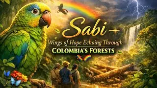 🌿✨&ldquo;Sabi &mdash; Wings of Hope Echoing Through Colombia&rsquo;s Forests 🦜🌈&rdquo;✨🌿