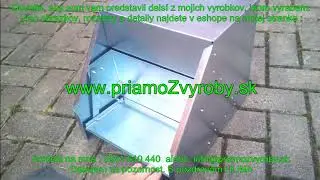 x Vyroba - Naslapne krmitko pre hydina, brojlere, nosnice, kury, sliepky (HLINA-19-08)