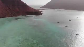 12-24-20 Caleta Partida Drone. Isla Partida, Isla Espirutu Santo.