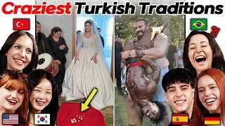 Foreigners React To Craziest Turkish Traditions!! | Things That Only Make Sense In Türkiye