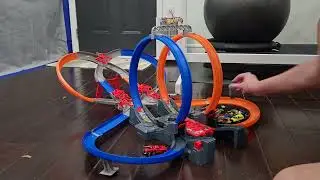 Hot Wheels - Testing all my cars on Mega Loop Mayhem track 