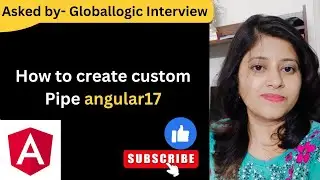 How to create custom Pipe in Angular17 | Create Custom Pipe | Angular17 | Interview Series | Angular