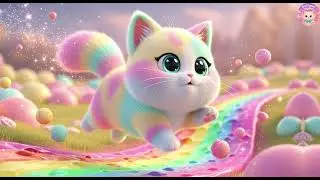 Puffy Cat&rsquo;s Ice Cream Bounce 🍦😺 Funny Kids Rhyme | Silly Cartoon Song for Children