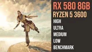 RX 580 8GB Horizon Zero Dawn | Ryzen 5 3600 | 1080p
