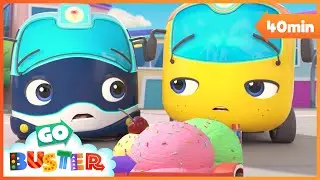 Buster and The GIANT Ice Cream | Go Buster - Bus Cartoons & Kids Stories