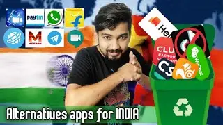 Alternative apps for Chinese app in India || Indian apps || Indian government ban 59 Chinese apps...