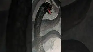 how to draw snake in anime #snakeart #snake #artist #art #colors