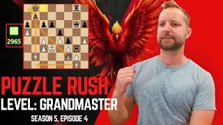 3100 Elo chess puzzles! I got emotional. Puzzle Rush season 5 episode 4