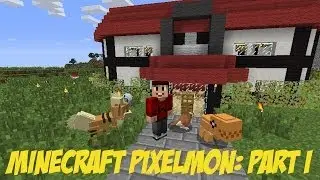 Let's Play Minecraft Pixelmon Part 1: The Gatherers