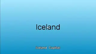 Iceland (Capital ,Geography, History, Economy, Culture, Biodiversity and Top 10 Tourist Attractions)