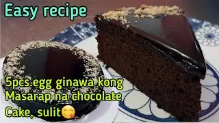 HOW TO MAKE CHCOLATE CAKE RECIPE WITH CHOCOLATE FROSTING❤PAANO GUMAWA NG CHOCOLATE CAKE?
