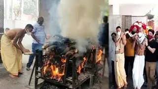 Hardik & Krunal Father's Funeral | Himanshu Pandya Funeral | Pandya Brother's Father Died