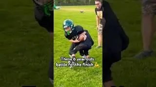 🔥 AJ Goes Head-to-Head in Tackle Drill! 💪🏈