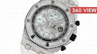 Audemars Piguet Royal Oak Offshore 42mm Steel Custom Diamond Set - Time4Diamonds