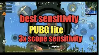 PUBG...Lite...best...sensitivity 3x...scope❤❤❤