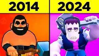 Brawl Stars 2014 vs 2024!