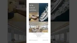🚢 FOR SALE NOW: Cantiere delle Marche Darwin 96, 2013 M/Y 3D 🌊