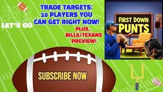 WEEK 12 TRADE TARGETS! PLUS BILLS/TEXANS TNF PREVIEW