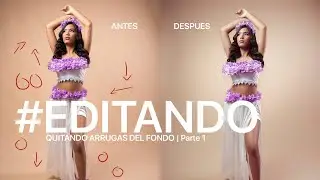 #EDITANDO | QUITANDO arrugas del fondo FOTOGRÁFICO