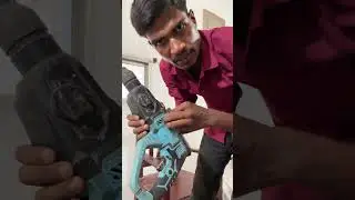 How to use core cutting bit for AC installation || EHSAN