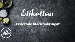 Etiketten &ndash; friterade blackfiskringar