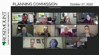 Planning Commission Meeting - October 27, 2020