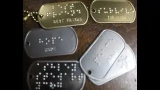 Affordable custom medic ID and Braille Dog Tags with 15% off!! @mydogtags