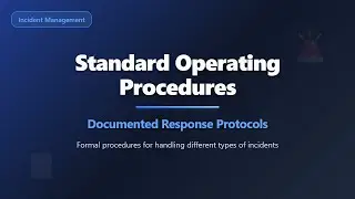 SOPs: Standard Operating Procedures for Incident Response