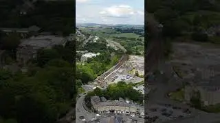 Quick fly up to Buxton Station      #drine #dji #buxton