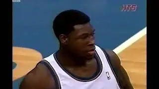 Young Ben Wallace Guards Barkley, Olajuwon & Kevin Willis For The First Time (Feb 1998)