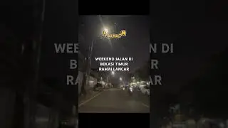 Jelang penghujung bulan jalanan di Bekasi Timur ramai lancar