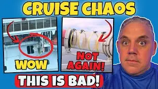 Cruise CHAOS: Carnival Lifeboat Falls Into the Water in Cozumel!