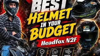Best Helmet Under Budget || Headfox N2F Flash #besthelmetformotovlogging #besthelmet 