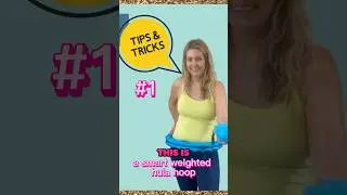 Learn from my mistakes. How to use a smart weighted hula hoop tip #1 #shorts #weightedhulahoop