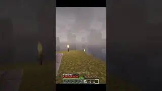 Minecraft foggy weather ☁️#shorts #minecraft