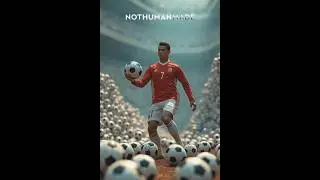 Cristiano Ronaldo in a World Made of Soccer Balls | Surreal Cinematic Experience #nothumanmade #nhm