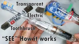 How Electric Toothbrush Work | Transparent CLEAR case | Hacks | Teardown | see through |