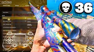36 KILLS w/ *BEST* Controller Settings on Rebirth Island 🎮 (Vanguard Warzone)