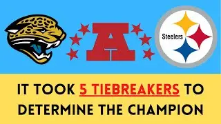 The LONGEST Division Tiebreaker in NFL HISTORY | 1997 AFC Central