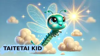 Bye Dragonfly - Fun Animated Music Video for Kids -  Children's song - TAITETAI KID