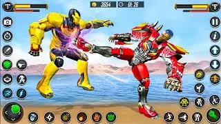 Mage Bee Robot Transformation Jet Car Robot Bee Game 2026 New City - Android Gameplay